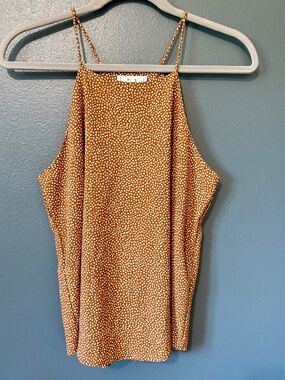 Polka Dot Halter Top Summer Tank Top